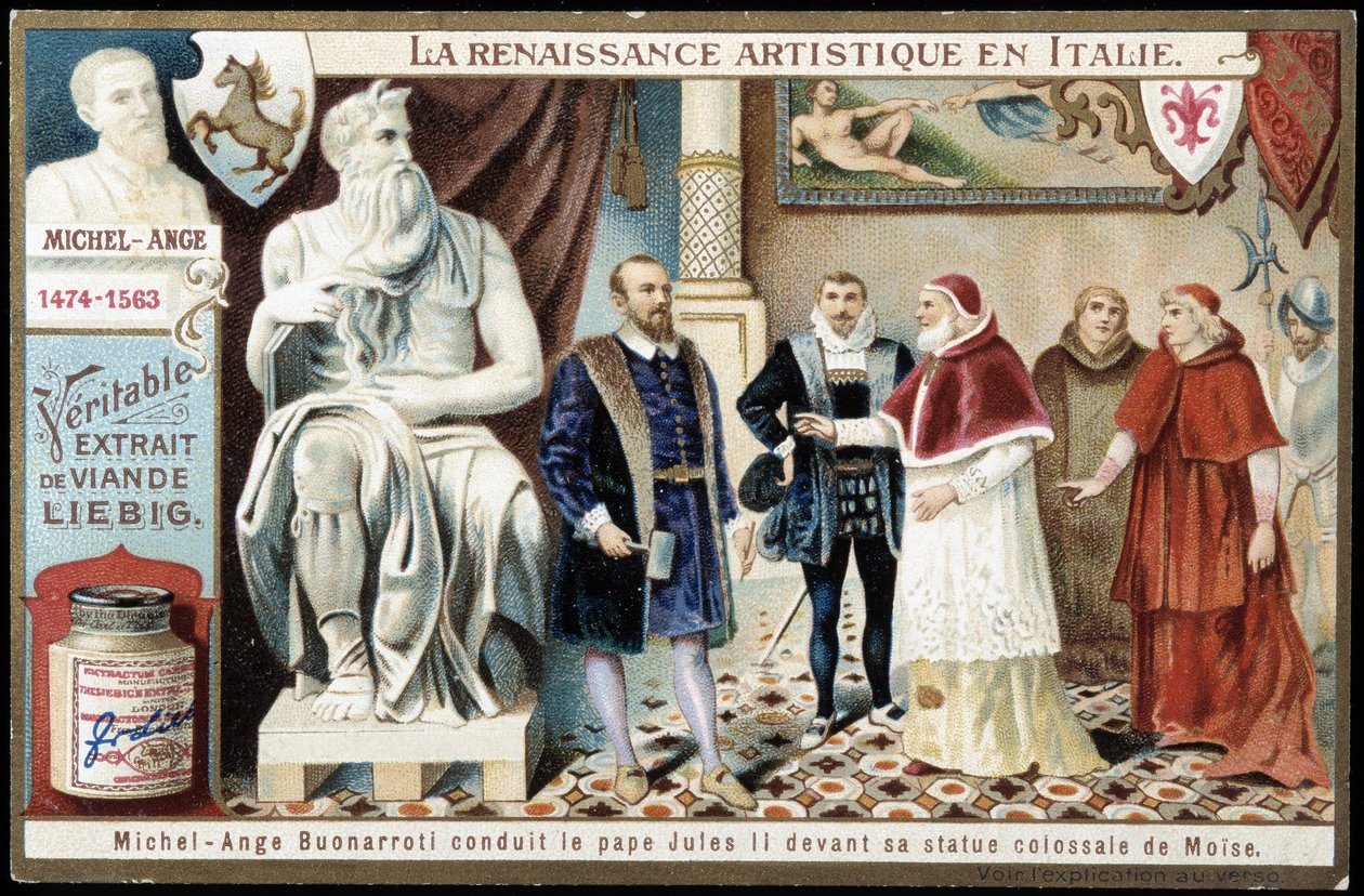 Michelangelo Buonarroti dit Michel Ange (Michelangelo أو Michelangelo بواسطة فنان غير معروف