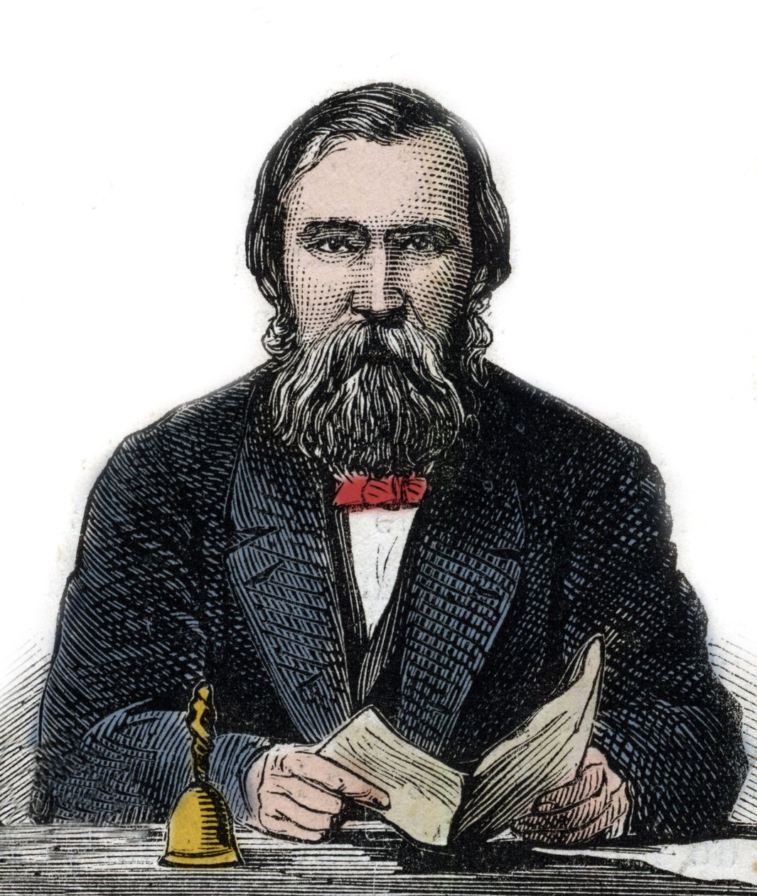 موريتز لازاروس - فيلسوف إنجليزي ، عالم نفس (1824-1903) - بواسطة فنان غير معروف