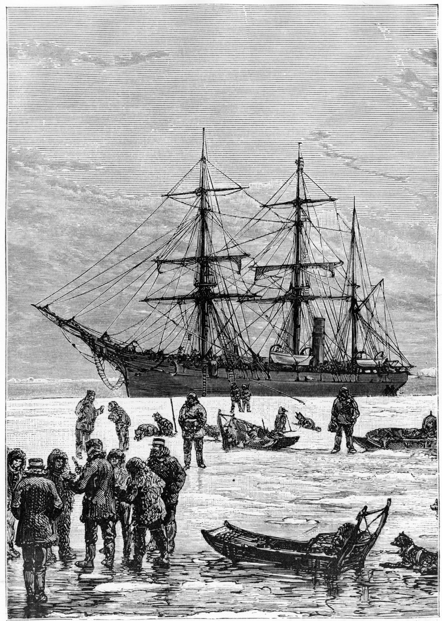 Nares Georges S.، A trip to the sea polar، Paris: Hachette بواسطة فنان غير معروف