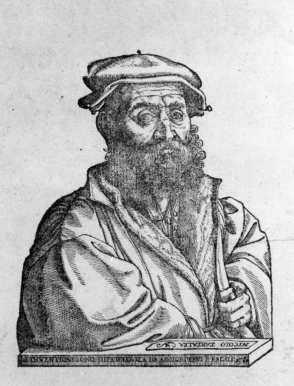 Nicolo (Niccolo) Tartaglia (1499 - 1557) عالم رياضيات إيطالي. بواسطة فنان غير معروف