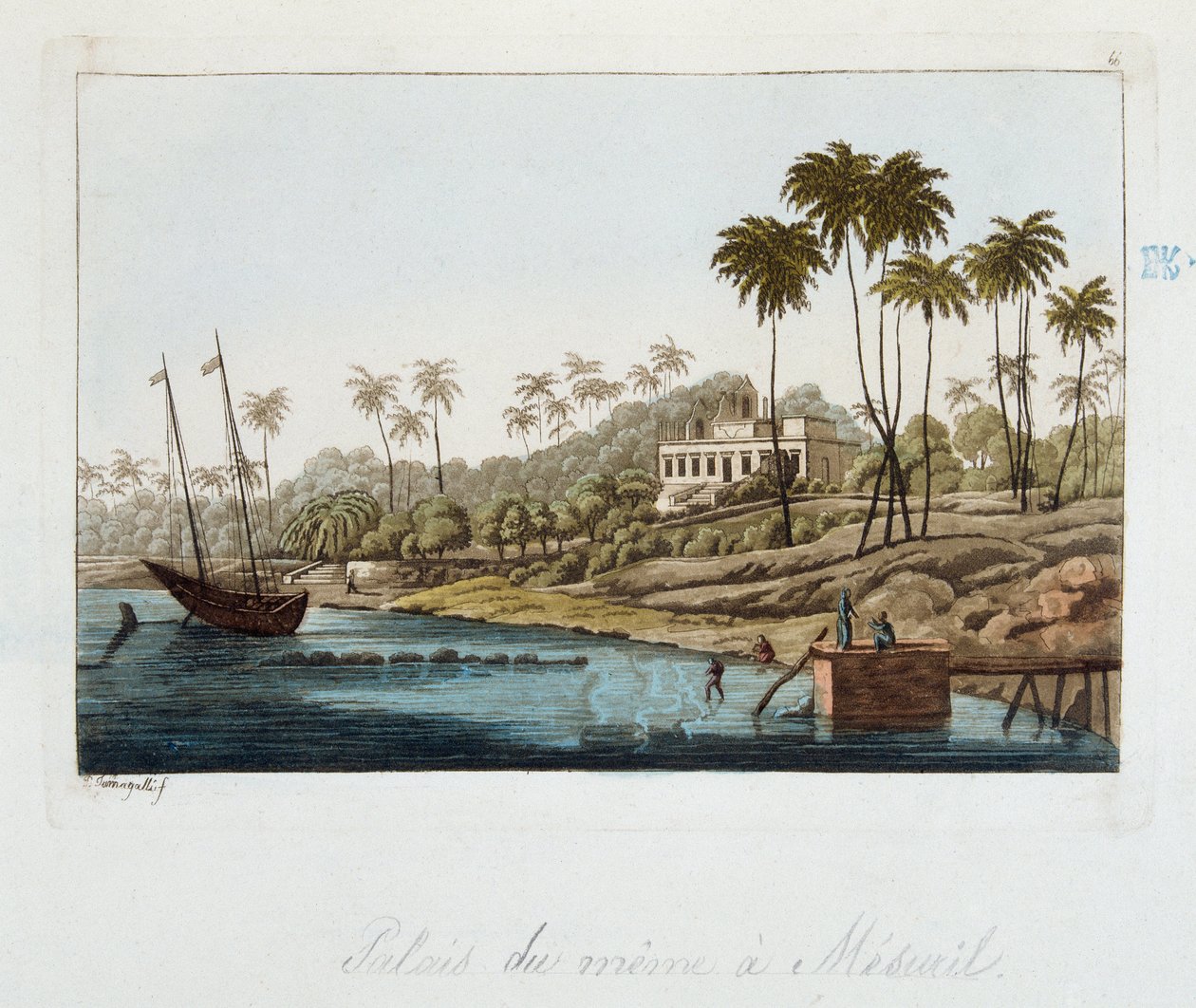 Palais a Measuril (زيمبابوي) - في "" الزي القديم والحديث "للفيراريو ، إد ميلان بواسطة فنان غير معروف