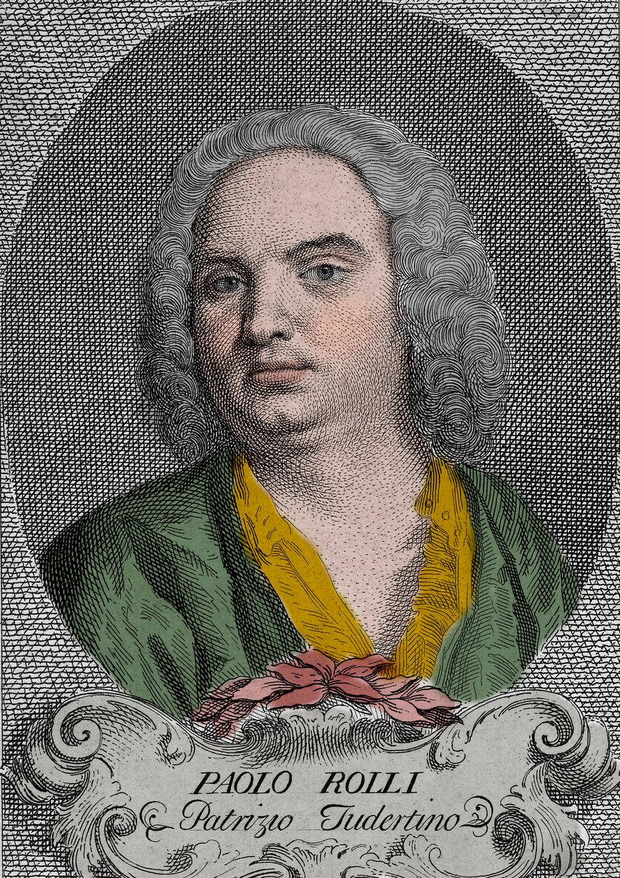باولو أنطونيو رولي (1687-1765) شاعر وكاتب كتاب الأوبرا الإيطالية في القرن الثامن عشر - صورة باولو أنطونيو رولي (1687-1765) ، شاعر إيطالي بواسطة فنان غير معروف