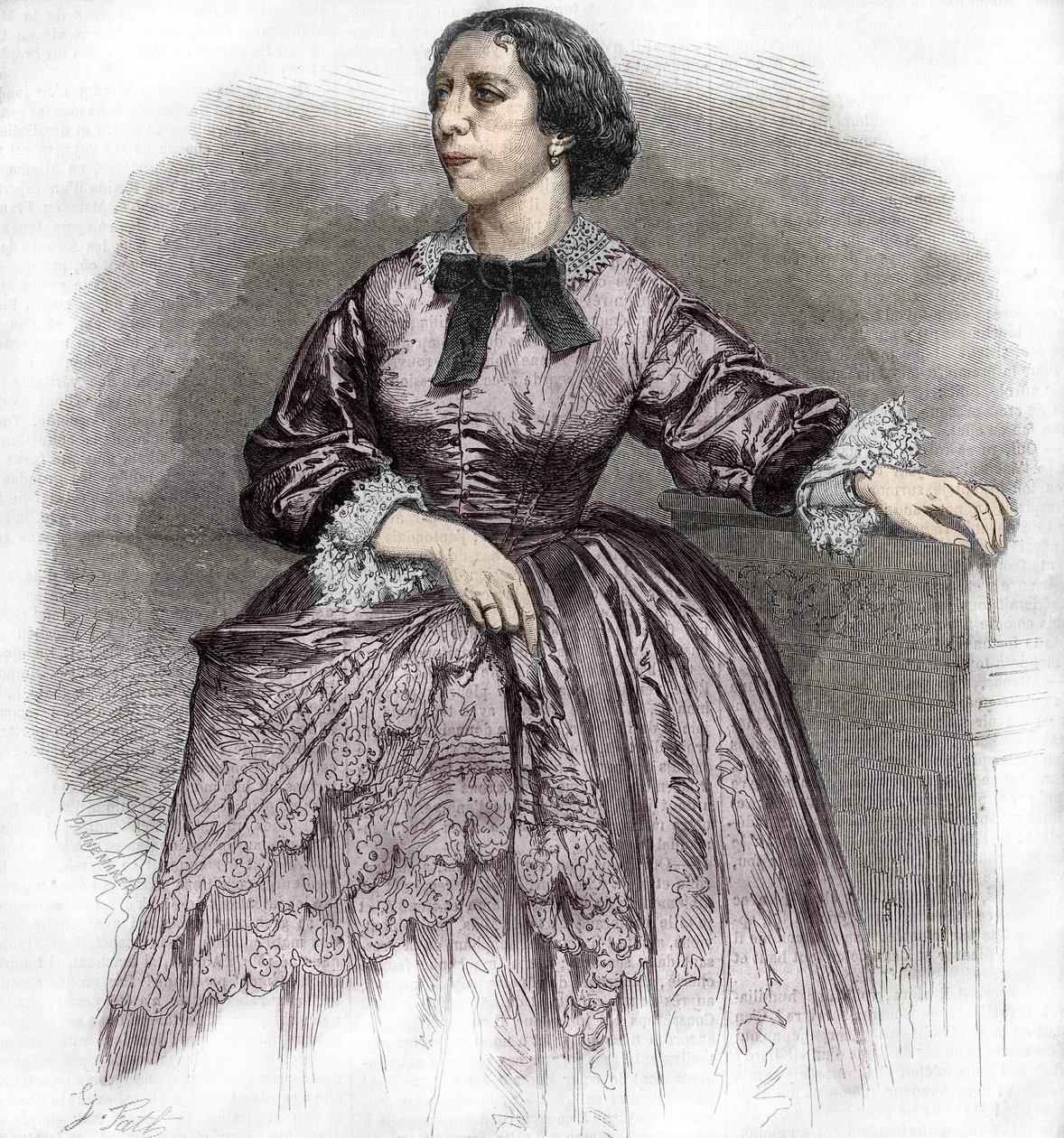 بولين فياردوت - جارسوا (1821-1910) ، مغنية فرنسية. بواسطة فنان غير معروف