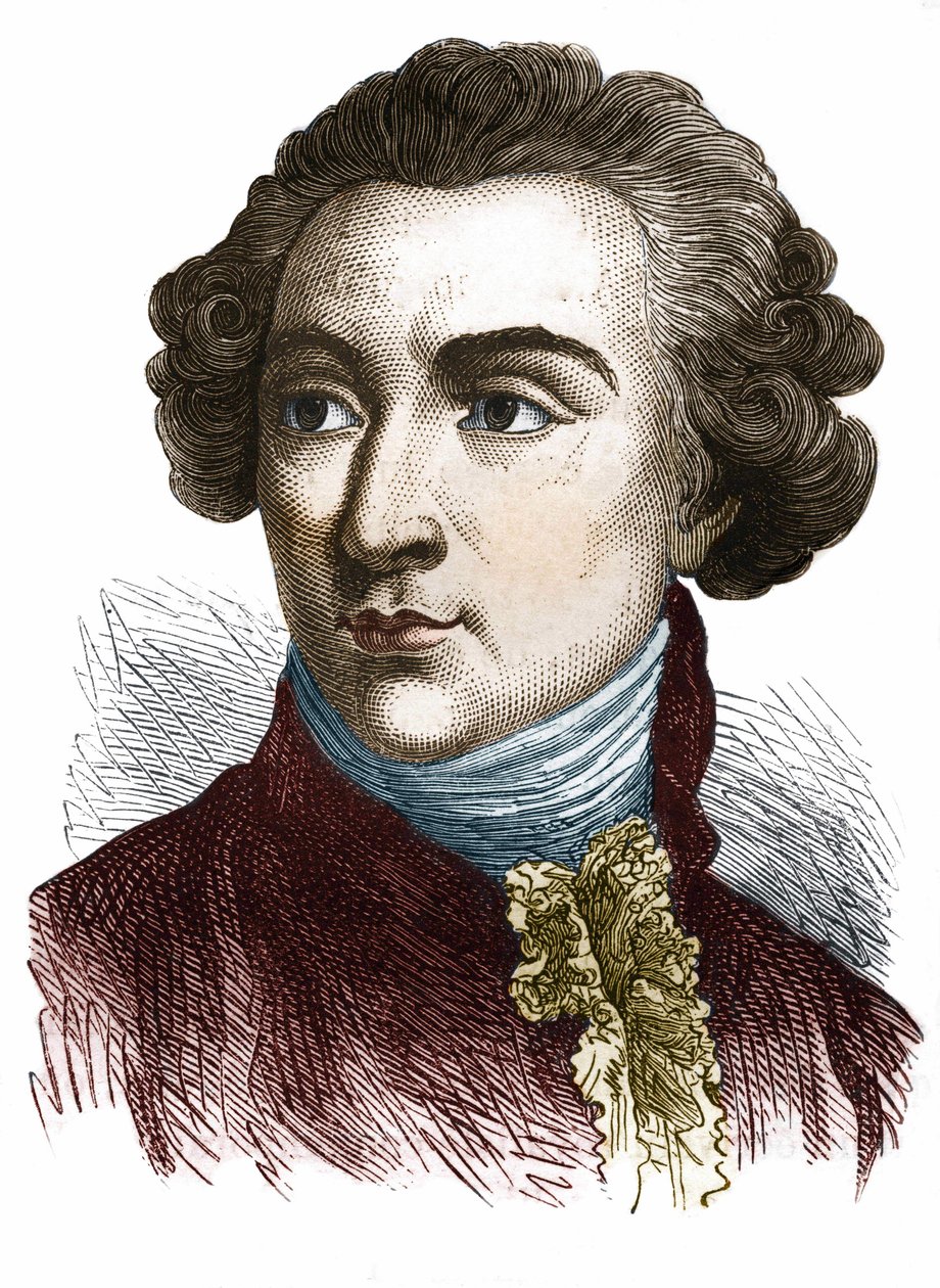 بيير تشودرلوس دي لاكلوس (1741-1803) ، كاتب فرنسي. بواسطة فنان غير معروف