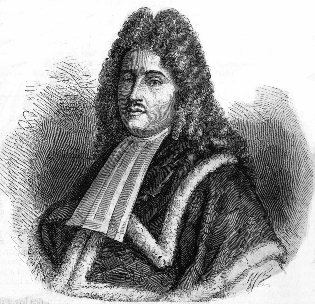 بيير ماغنول ، طبيب وعالم نبات فرنسي 1638-1715 بواسطة فنان غير معروف
