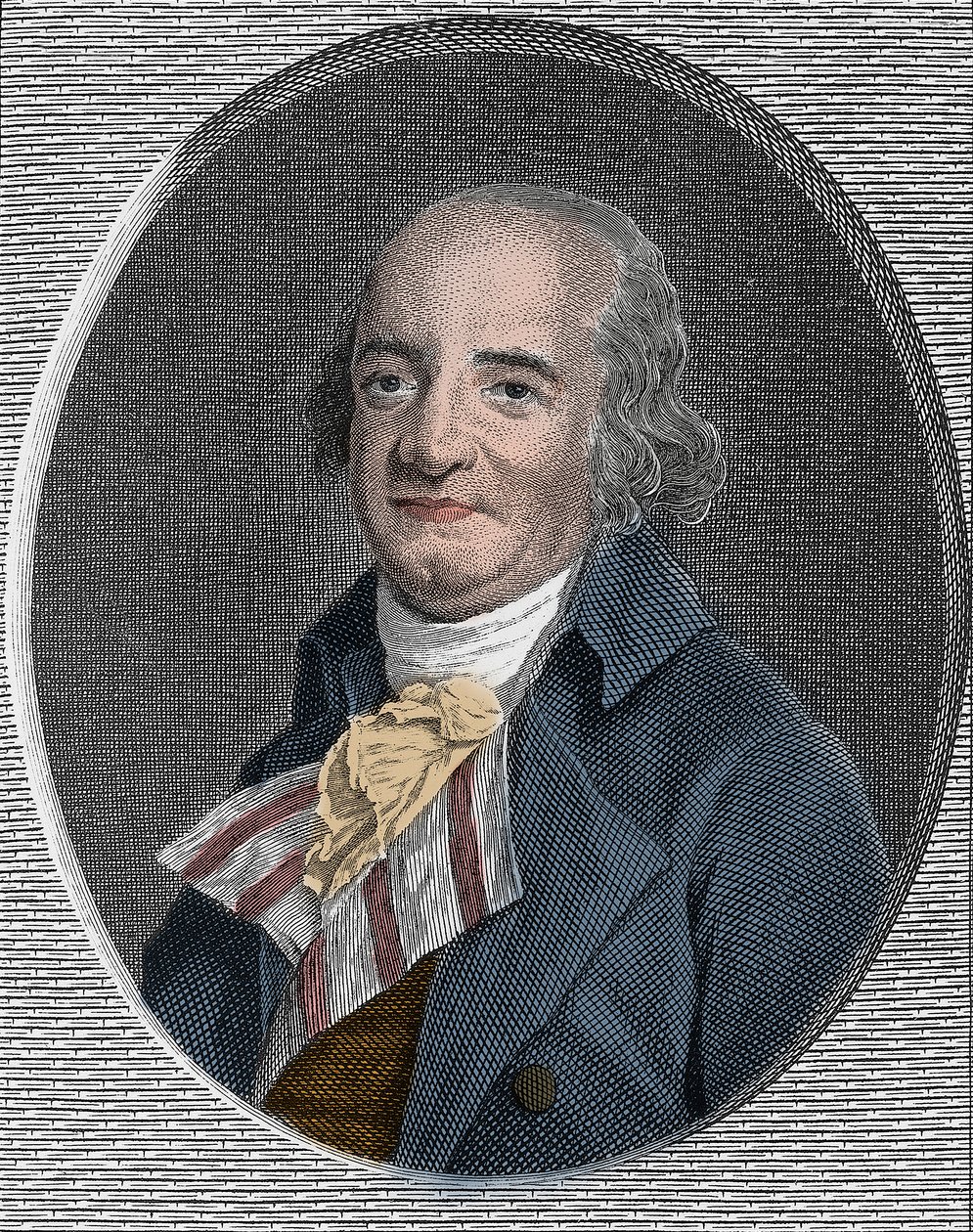 بيير صموئيل دو بونت دي نيمور (1739-1817) رجل أعمال وخبير اقتصادي من أصل فرنسي ودبلوماسي أمريكي بواسطة فنان غير معروف