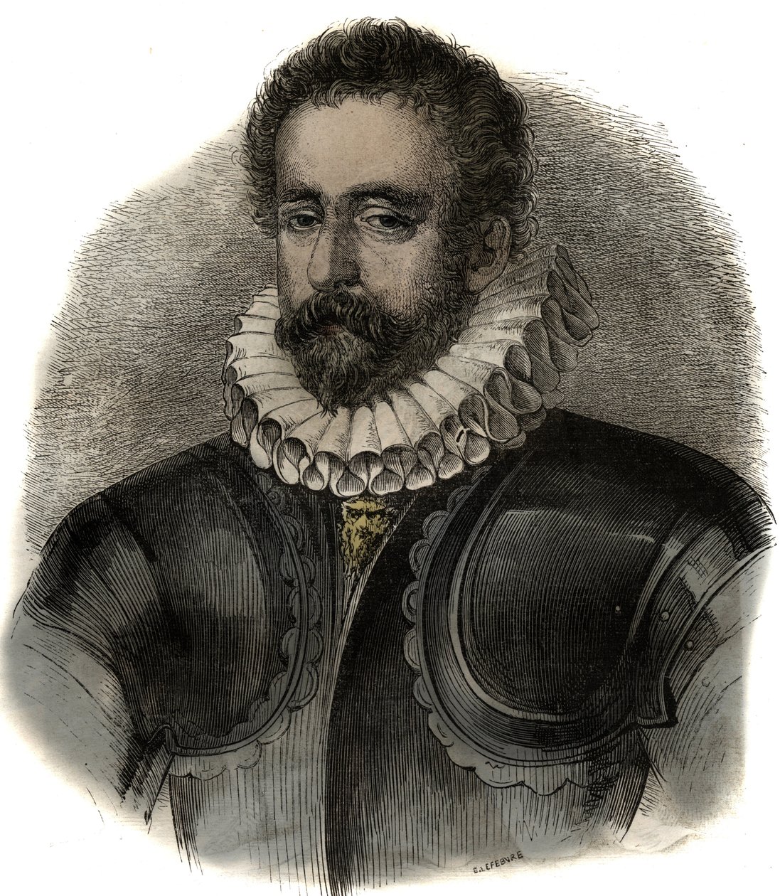 بيير ستروزي (1510-1588) - بييرو ستروزي - قائد عسكري إيطالي. بواسطة فنان غير معروف
