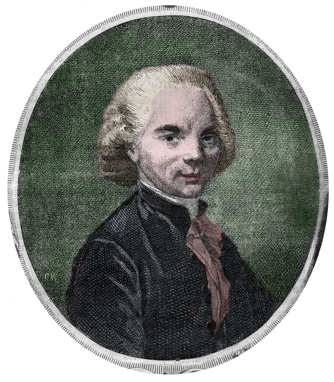 صورة لأبي دليلي. جاك ديليل ، شاعر وكنسي فرنسي (1738-1813). بواسطة فنان غير معروف