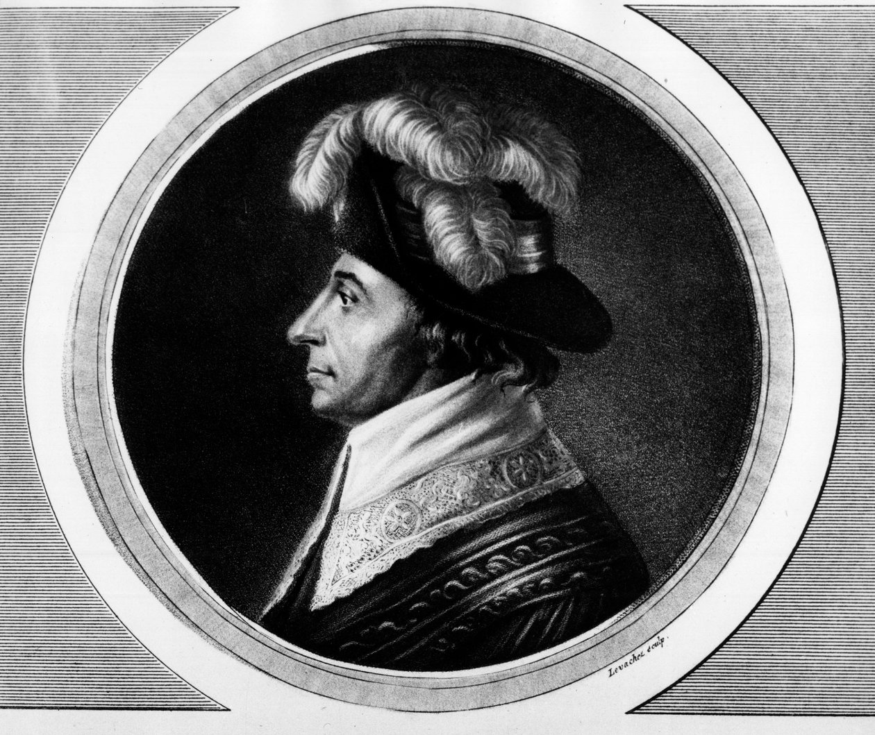 صورة لأبي إيمانويل جوزيف سييس (1748-1836) ، سياسي فرنسي. نقش في "" مجموعة كاملة من اللوحات التاريخية للثورة الفرنسية ، في ثلاثة مجلدات. "" 1804. بواسطة فنان غير معروف