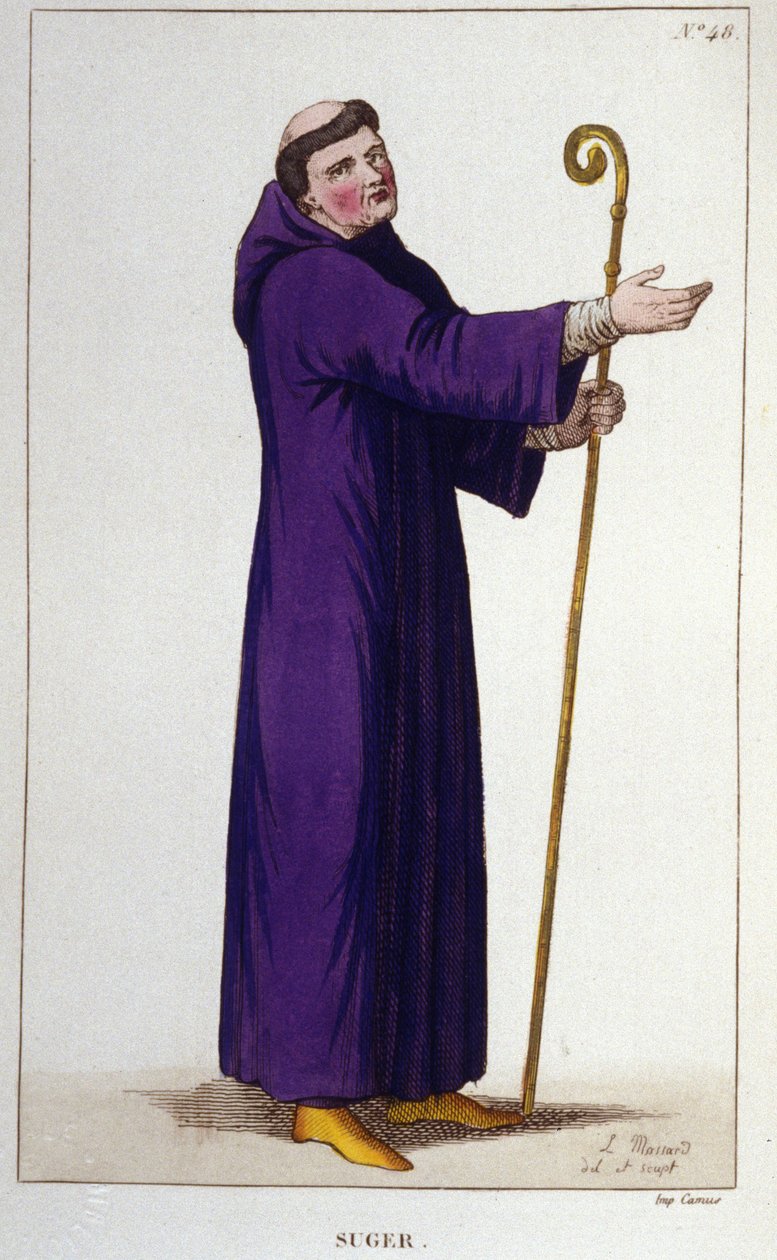 صورة لأبي سوجر (1081 - 1151). بواسطة فنان غير معروف