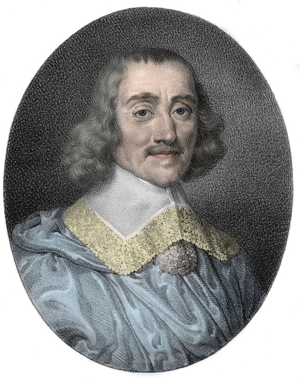 صورة لإبراهام بواسطة فابير بواسطة إسترناي مارشال (1599-1662) من فرنسا (ماريشال دي فرانس) - نقش بواسطة فنان غير معروف