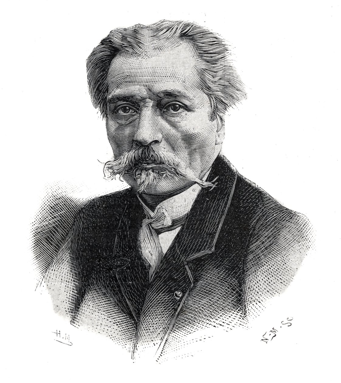 صورة إيم ميليت ، نحات فرنسي ، نقاش ، ميدالية ورسام (1819-1891) بواسطة فنان غير معروف