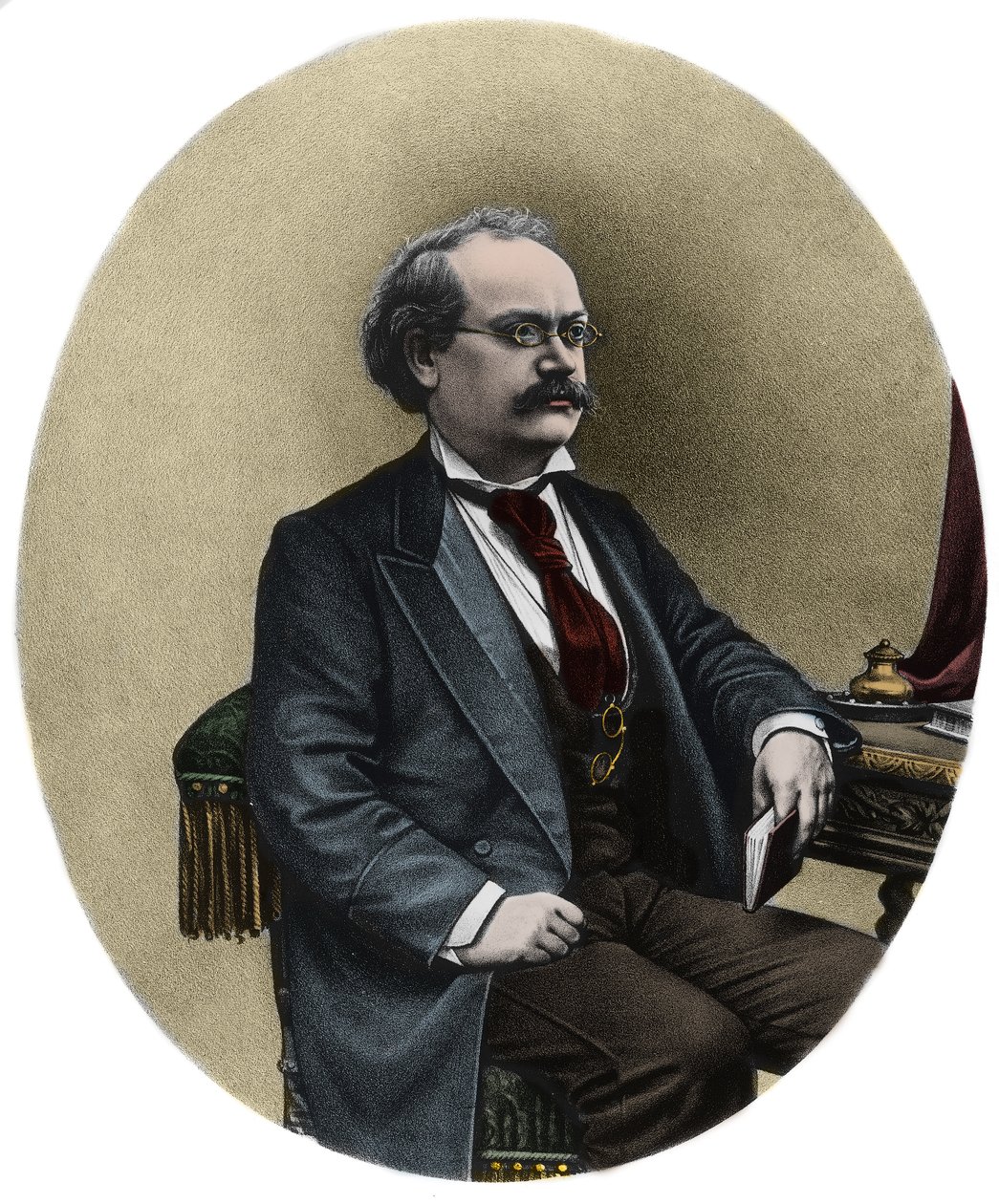 صورة ألكسندر تشارلز ليكوك (1832-1918) ، الملحن الفرنسي - صورة ألكسندر تشارلز ليكوك (1832-1918) ، الملحن الفرنسي بواسطة فنان غير معروف