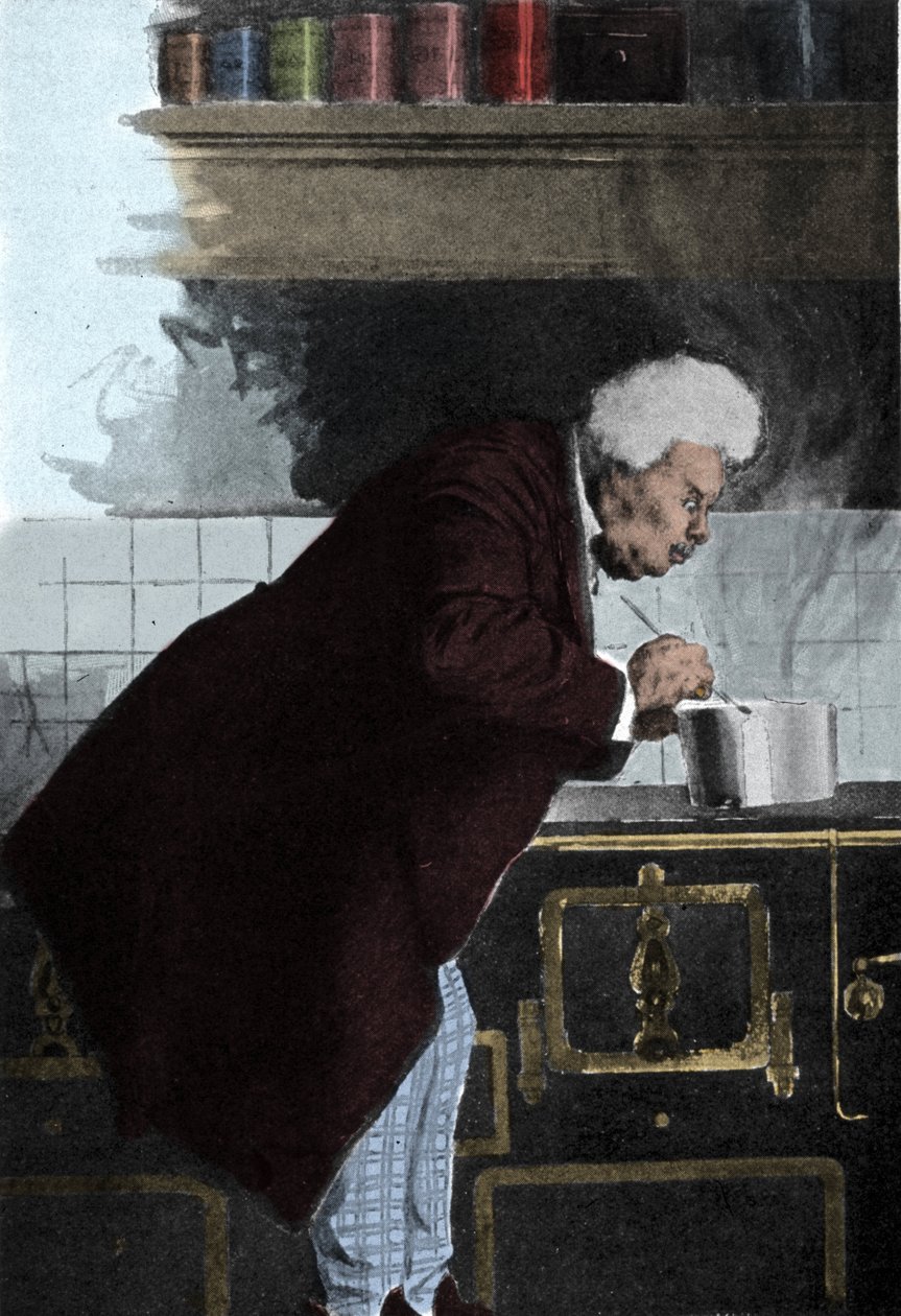 صورة ألكسندر دوما بيريه (1802 - 1870) في الأفران. بواسطة فنان غير معروف