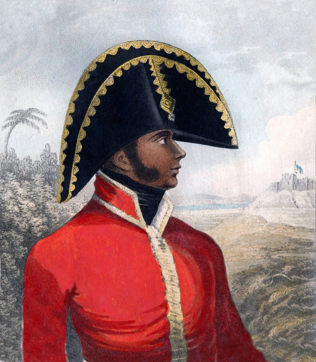 صورة ألكسندر سابس (1770-1818) ، عن طريق بيتيون - أول رئيس لجمهورية هايتي بواسطة فنان غير معروف