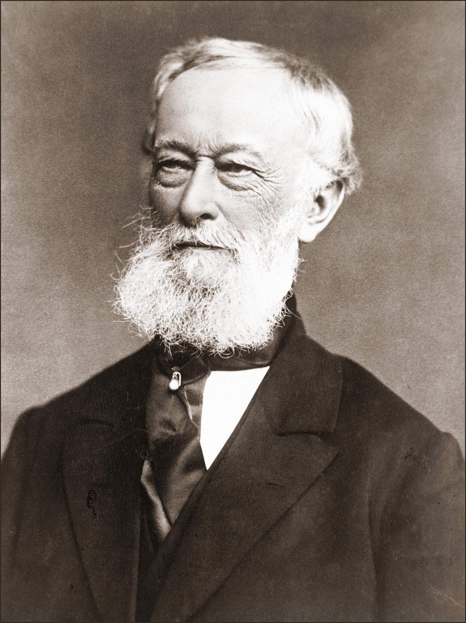 صورة لألفريد كروب (1812-1887) ، تصوير فوتوغرافي بين 1870-1887. بواسطة فنان غير معروف