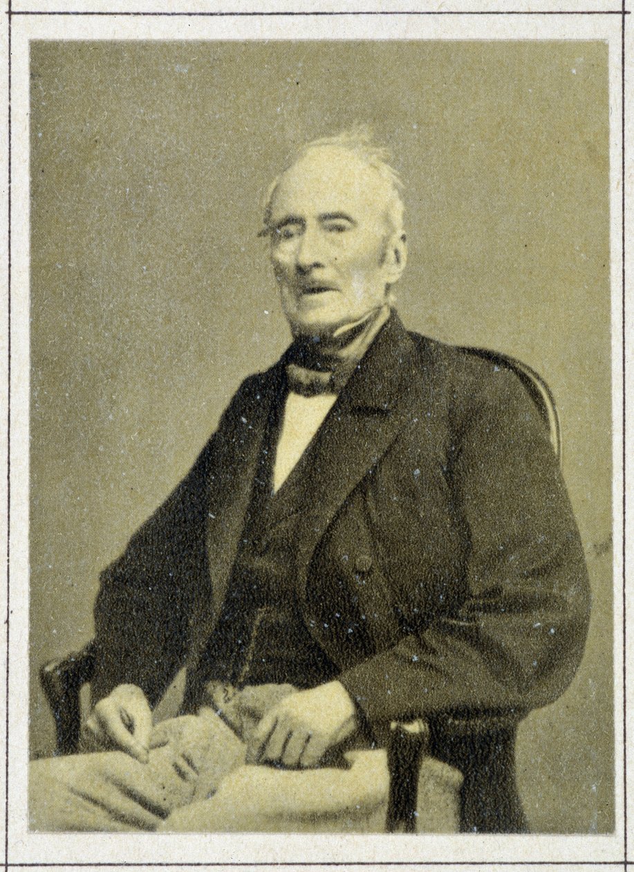 صورة لألفونس دي لامارتين (1790 - 1869) عام 1867 بواسطة فنان غير معروف