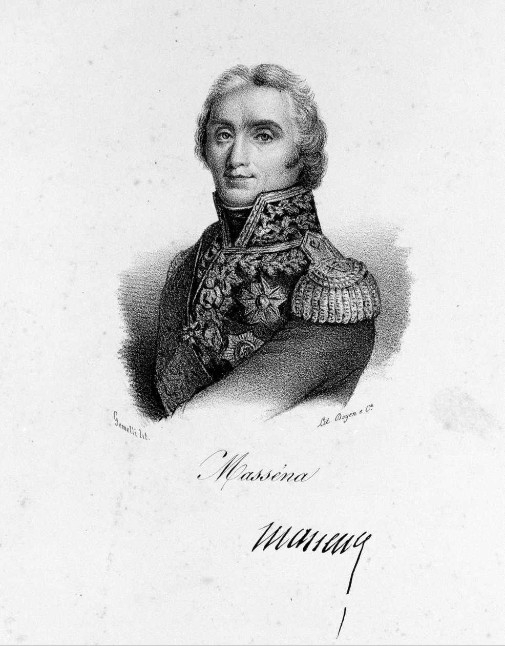 صورة لأندريه ماسينا (1756-1817) ، مارشال فرنسا. بواسطة فنان غير معروف