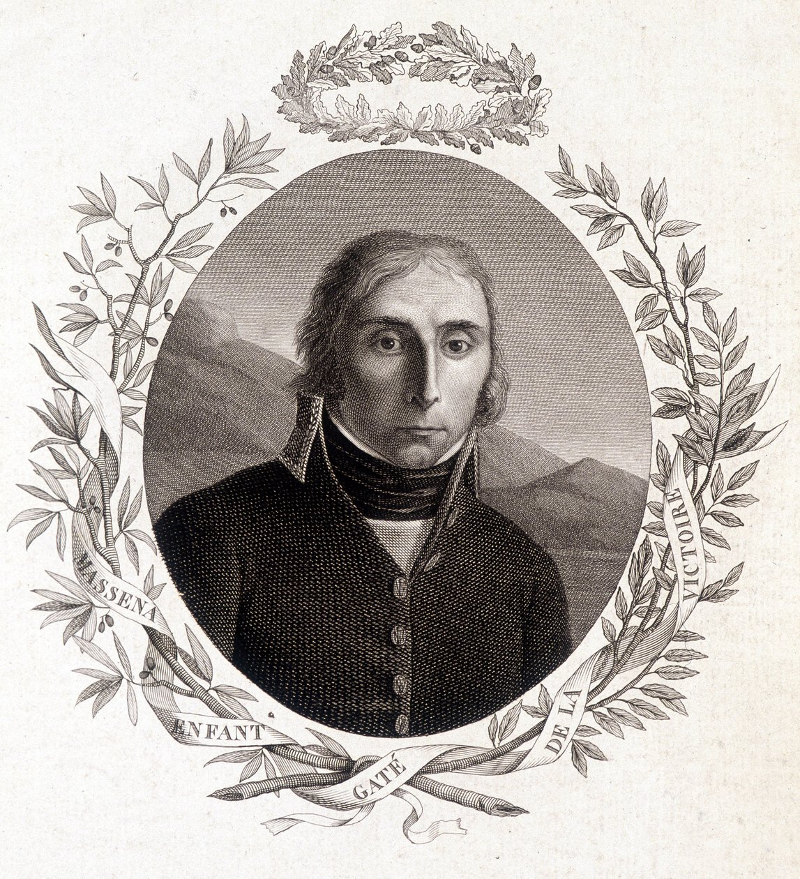 صورة لأندريه ماسينا (1756-1817) "بوابة النصر الطفل" ، مارشال فرنسا بواسطة فنان غير معروف