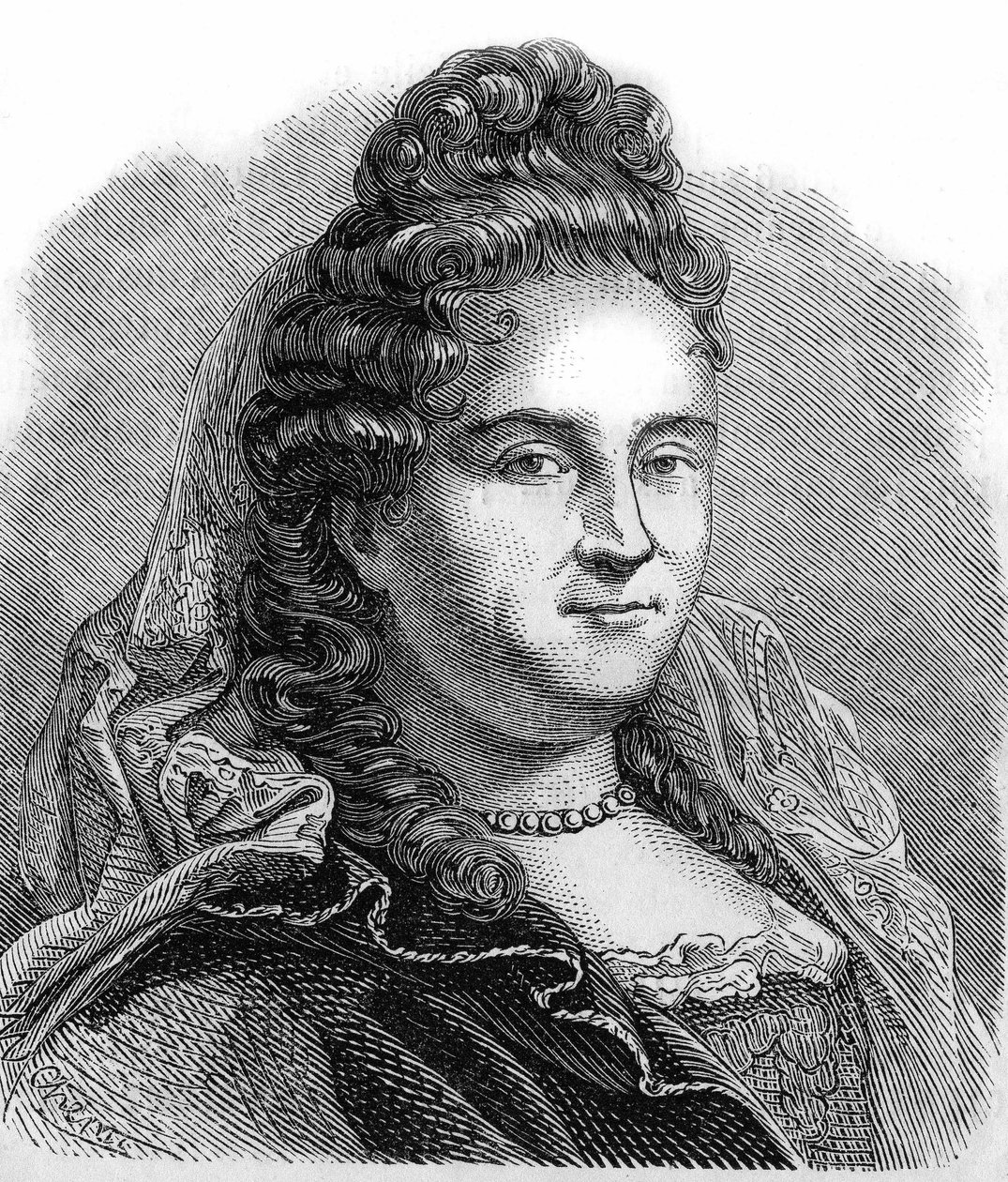 صورة آن ليفبفر ، السيدة داسيير. الفرنسية Erudite (1647 إلى 1720). بواسطة فنان غير معروف