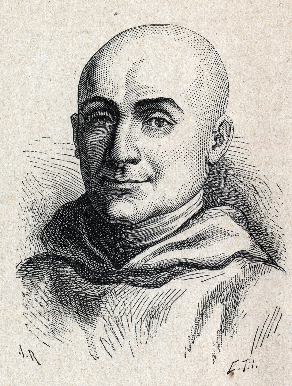 صورة أنطوان كريستوف جيرلي (1736-1801) ديني فرنسي. بواسطة فنان غير معروف