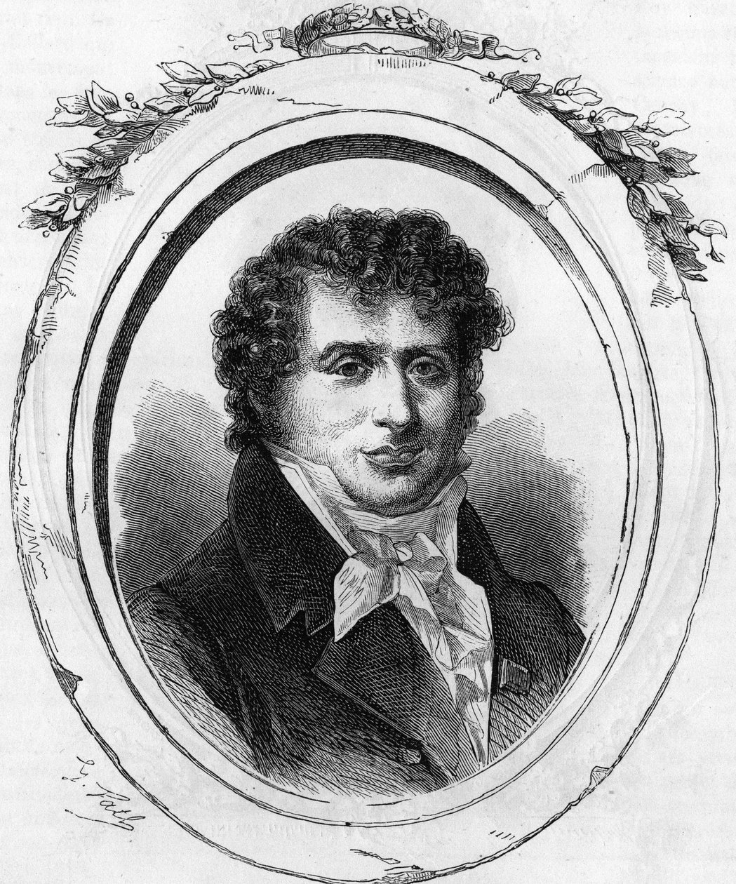 صورة أنطوان ديساجيه (1772-1827) ، كاتب الأغاني الفرنسي. بواسطة فنان غير معروف