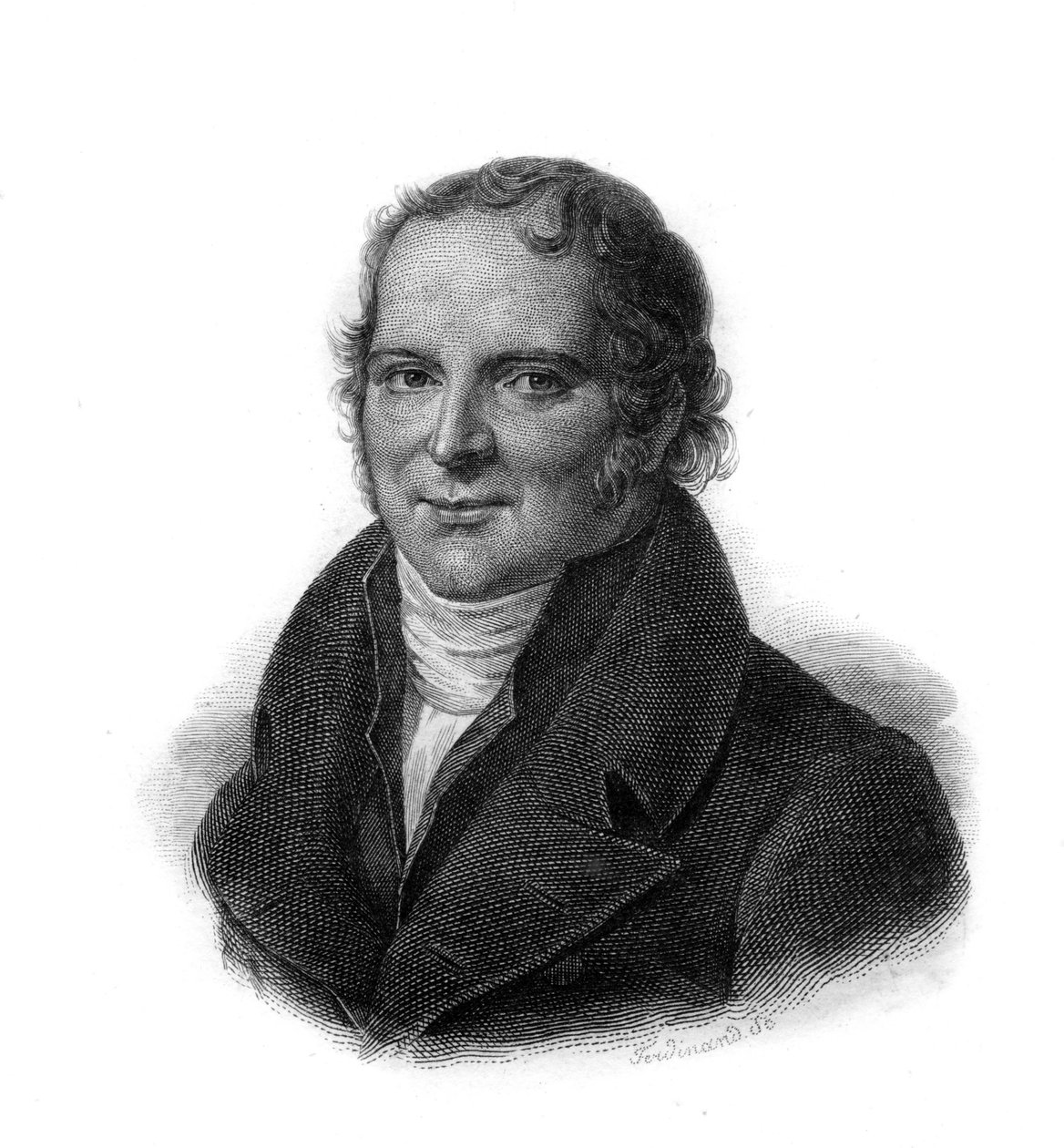 صورة أنطوان فرانسوا ، كونت فوركروي (1755-1809) كيميائي ، عالم طبيعة ، طبيب ، نقش من القرن التاسع عشر بواسطة فنان غير معروف