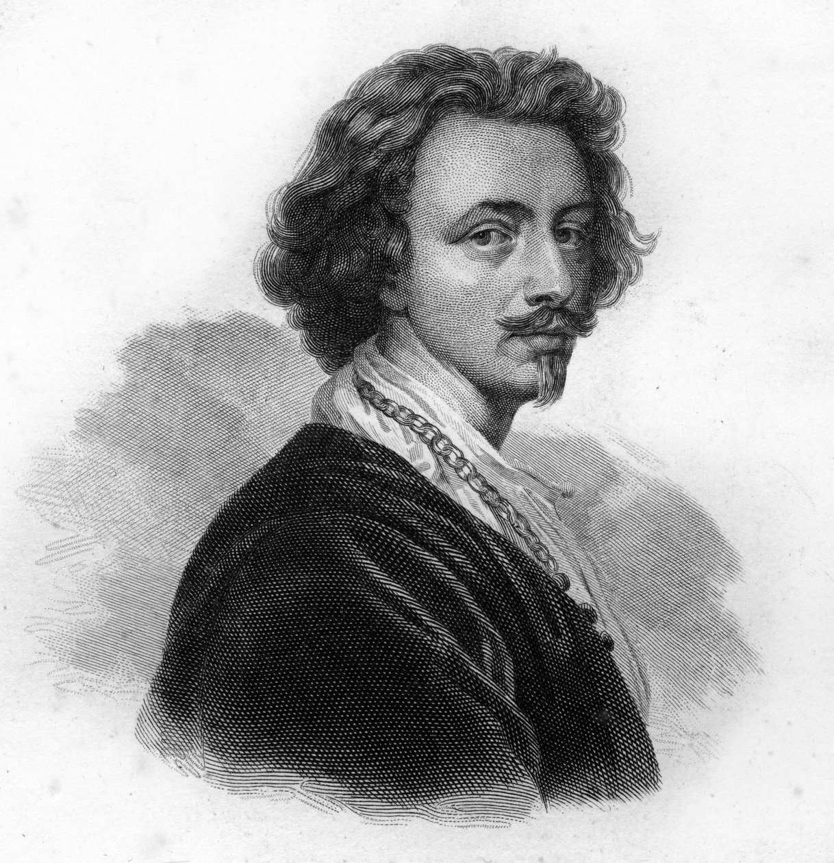 صورة أنطون (أنطون أو أنتوني) فان ديك ، رسام ونقاش فلمنكي (1599-1641) بواسطة فنان غير معروف