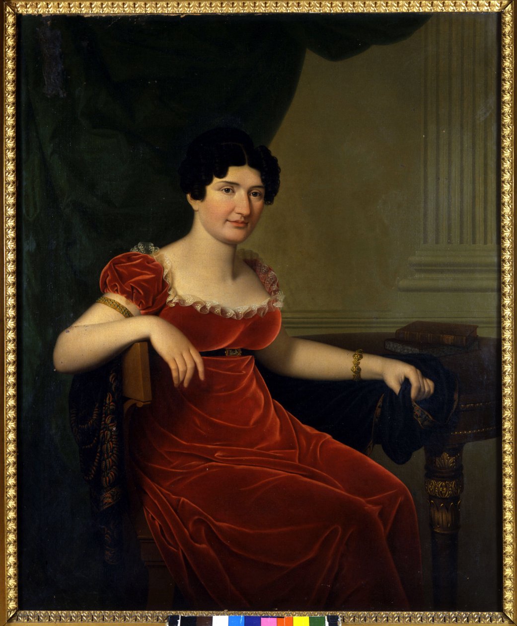 صورة أنتونيتا فانياني أريس (1778-1847) ، المرأة المحبوبة للشاعر الإيطالي أوغو فوسكولو (1778-1827). لوحة القرن التاسع عشر بواسطة فنان غير معروف