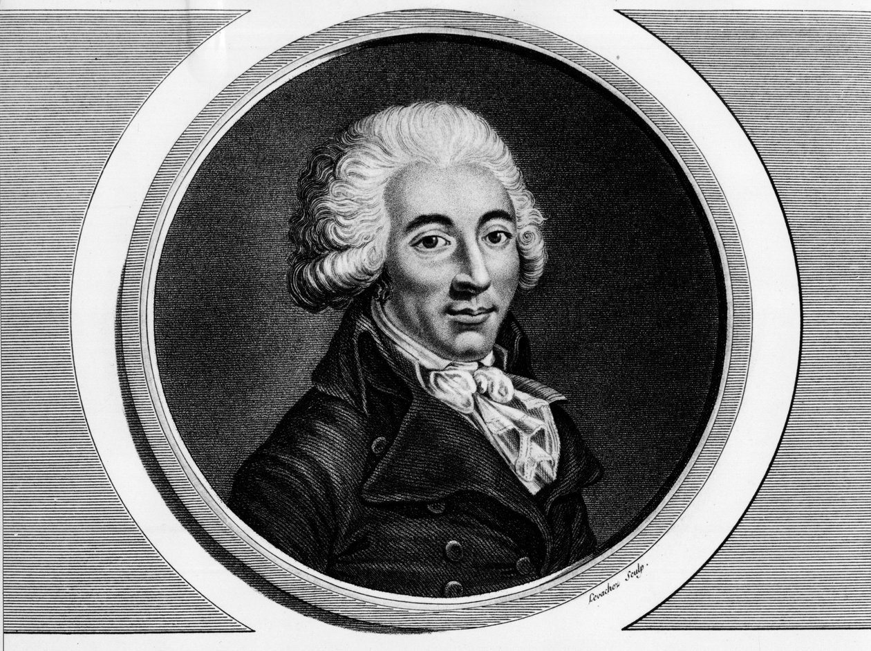 صورة لأرماند جينسون (1758 - 1793) مندوب الاتفاقية. نقش في "" مجموعة كاملة من اللوحات التاريخية للثورة الفرنسية ، في ثلاثة مجلدات. "" 1804. بواسطة فنان غير معروف