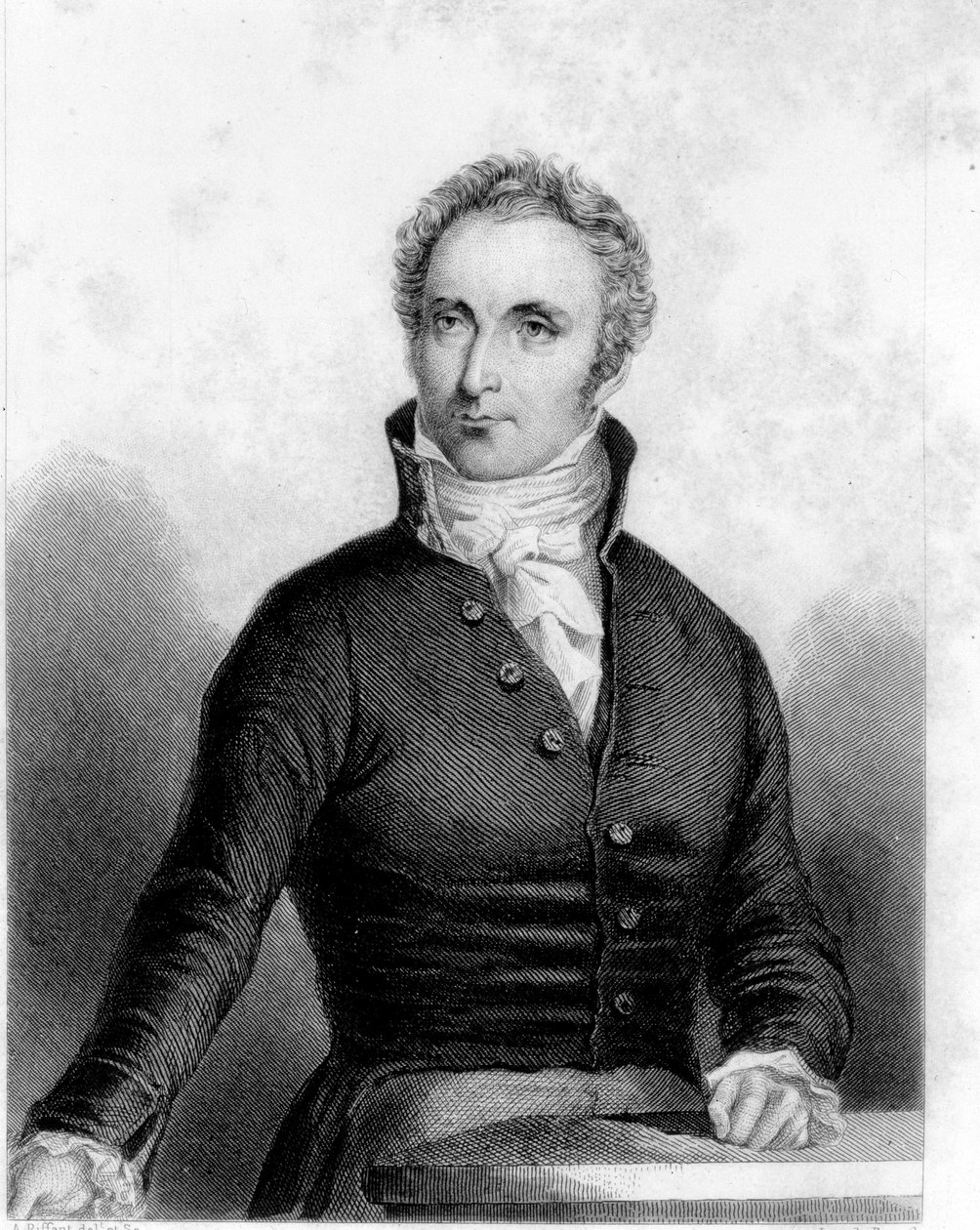 صورة لأوغست كازيمير بيرييه (1811-1876) سياسي فرنسي - نقش - في "تاريخ فرنسا" بواسطة هنري مارتن بواسطة فنان غير معروف