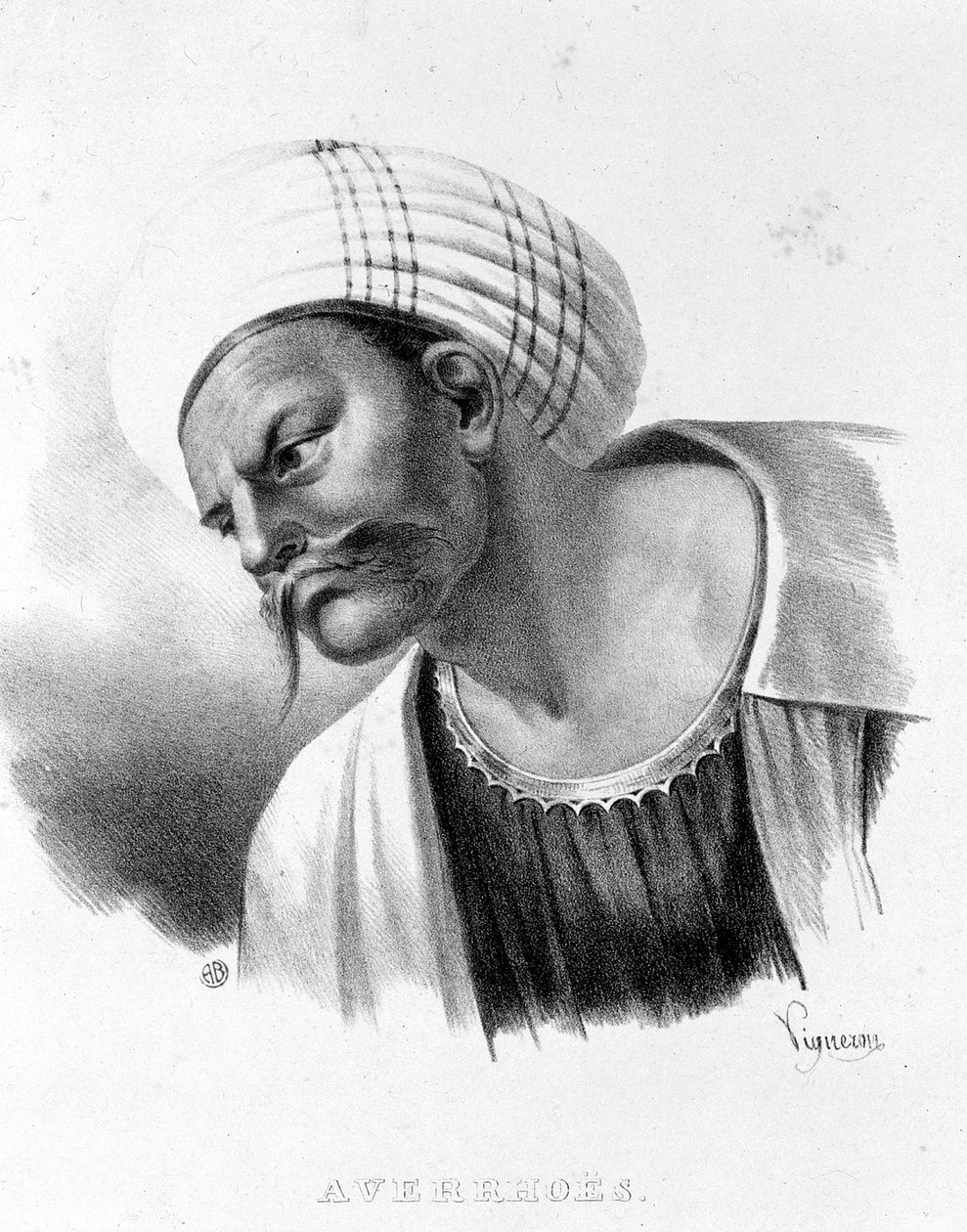 صورة ابن رشد (1126-1198). بواسطة فنان غير معروف