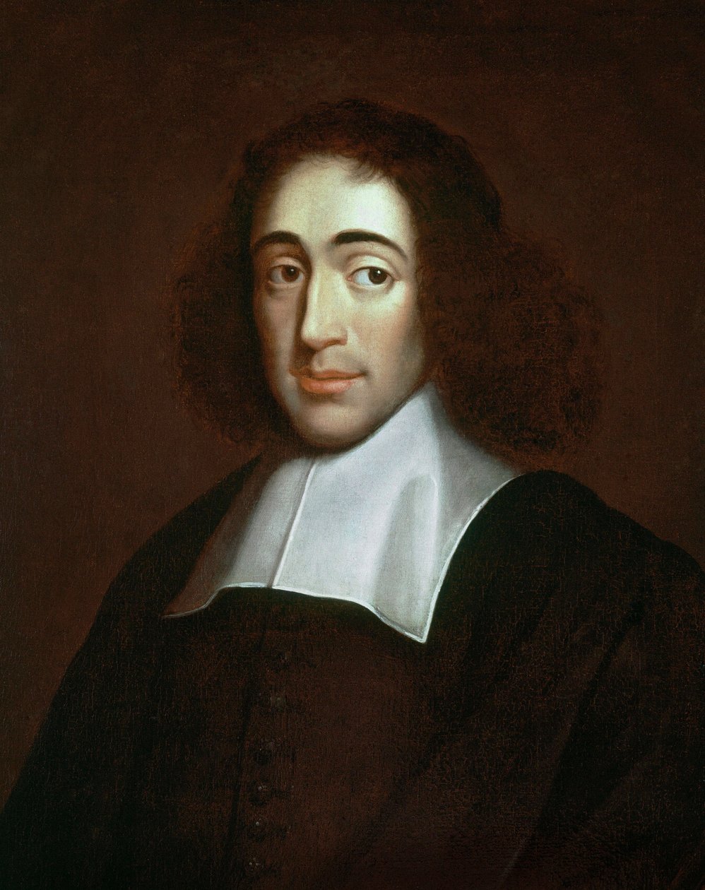 صورة لباروخ سبينوزا (1632-1677) ، الفيلسوف الهولندي ، المعروف أيضًا باسم Bento de Espinosa أو Benedictus de Spinoza أو Benedictus de Spinoza - لوحة مجهولة. مجموعة خاصة. بواسطة فنان غير معروف