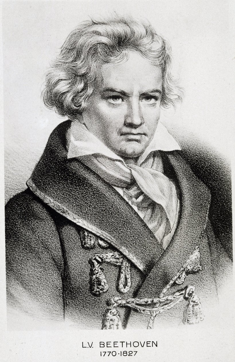 صورة بيتهوفن (1770 - 1827). بواسطة فنان غير معروف