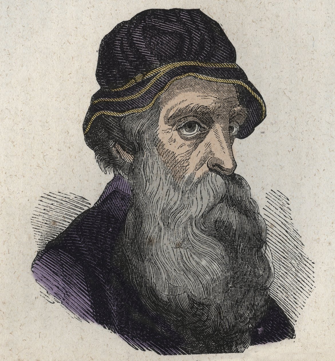 صورة شخصية لـ Benvenuto Cellini ، نحات عصر النهضة الإيطالي وصائغ الذهب والنحات والمؤلف 1500-1571 بواسطة فنان غير معروف