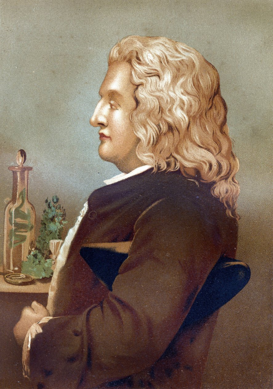 صورة برنارد دي جوسيو (1699-1777) ، عالم النبات الفرنسي. من كتاب "العلم ورجاله من تأليف لويس فيغير". برشلونة 1881 بواسطة فنان غير معروف