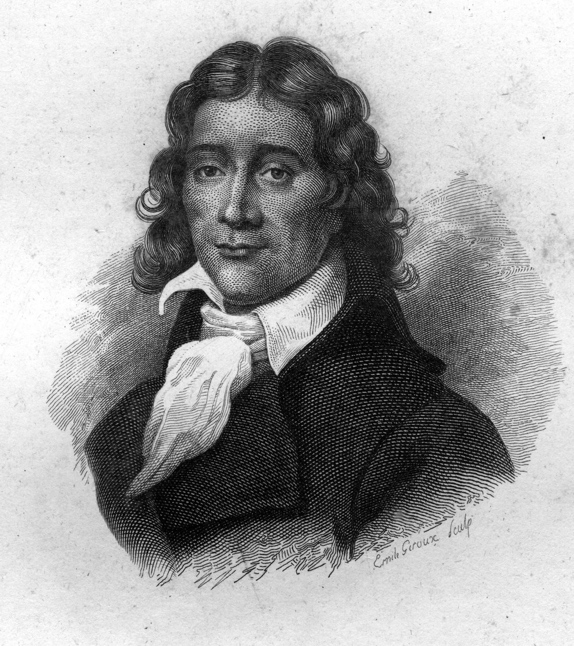 صورة لكاميل ديسمولين (1760-1794) ، دعاية وسياسي فرنسي ، نقش من القرن التاسع عشر بواسطة فنان غير معروف