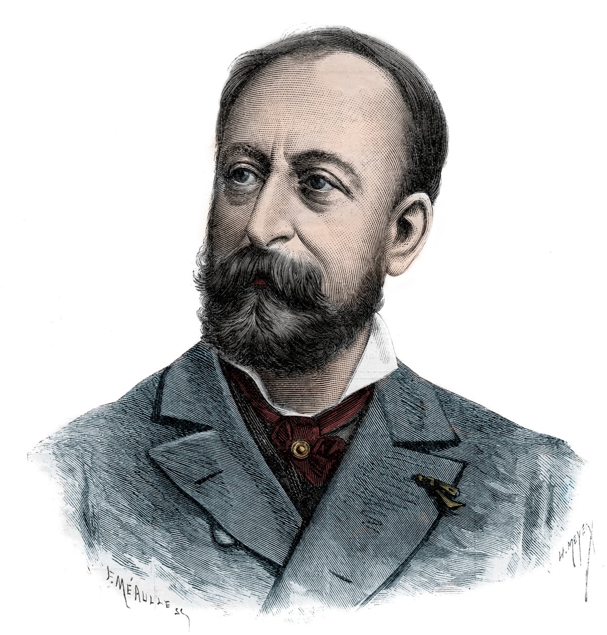 صورة لكاميل سانت ساينز (Saint Saens بواسطة فنان غير معروف