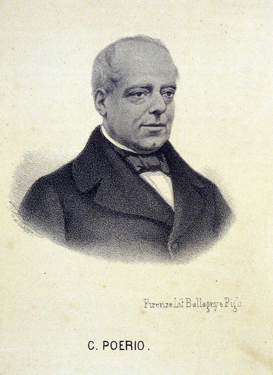 صورة لكارلو بوريو (1803 - 1867) ، ثوري إيطالي. بواسطة فنان غير معروف