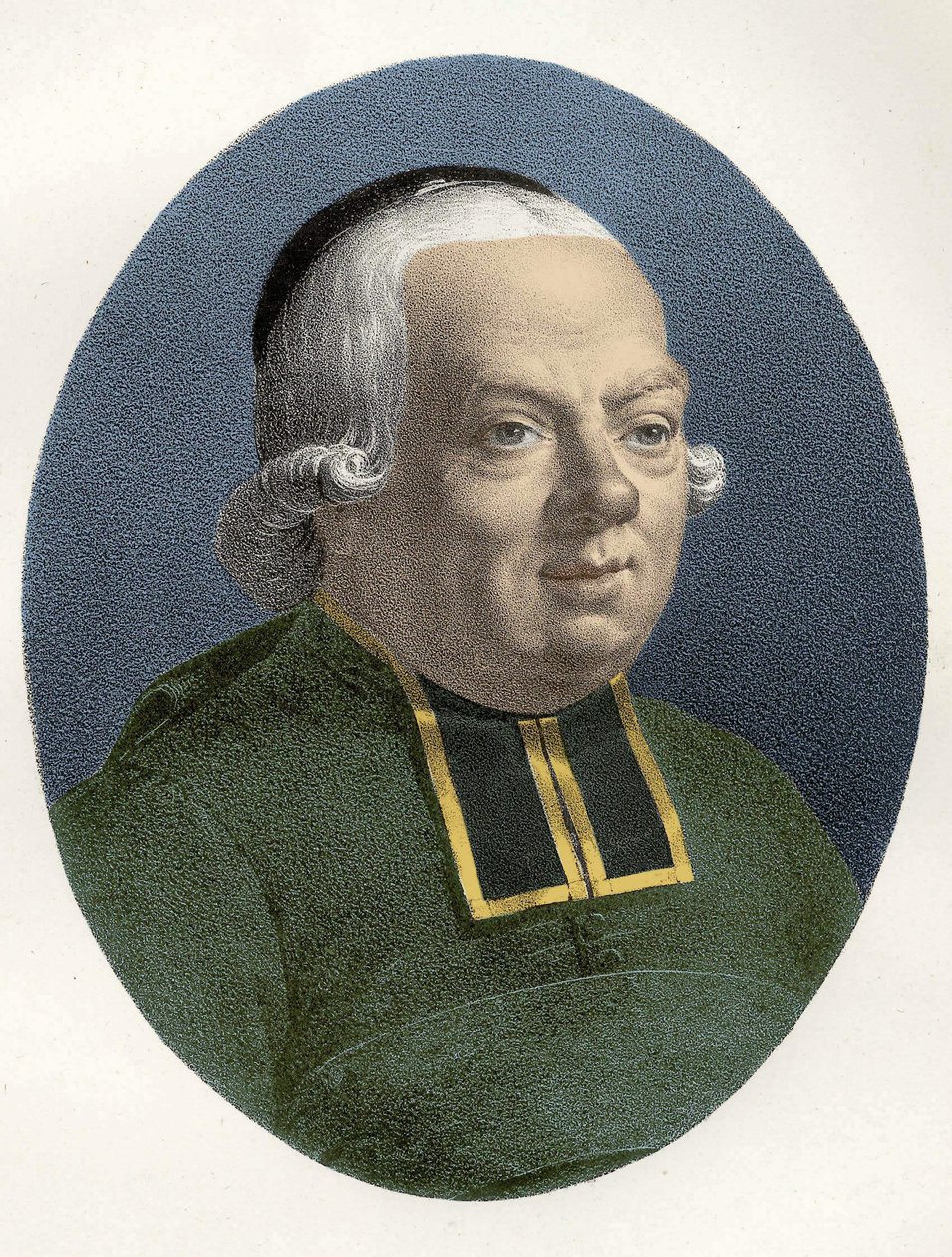 صورة لتشارلز ، أبي ذي إيبي (1712 - 1789) معلم فرنسي. بواسطة فنان غير معروف