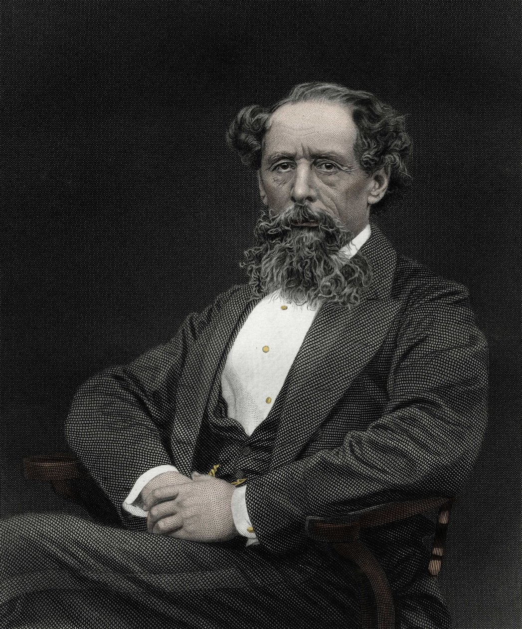 صورة تشارلز ديكنز (1812-1870) ، كاتب إنجليزي. بواسطة فنان غير معروف