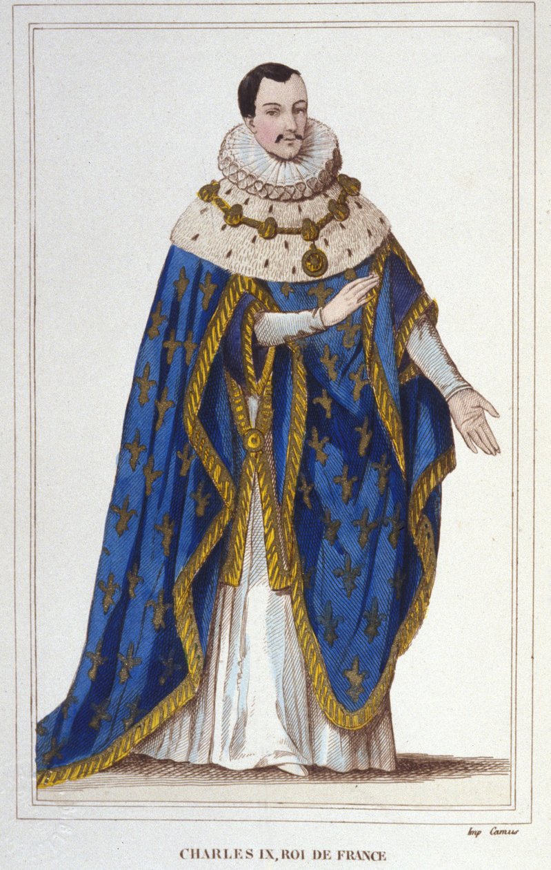 صورة لتشارلز التاسع (1550 - 1574) ، ملك فرنسا. بواسطة فنان غير معروف