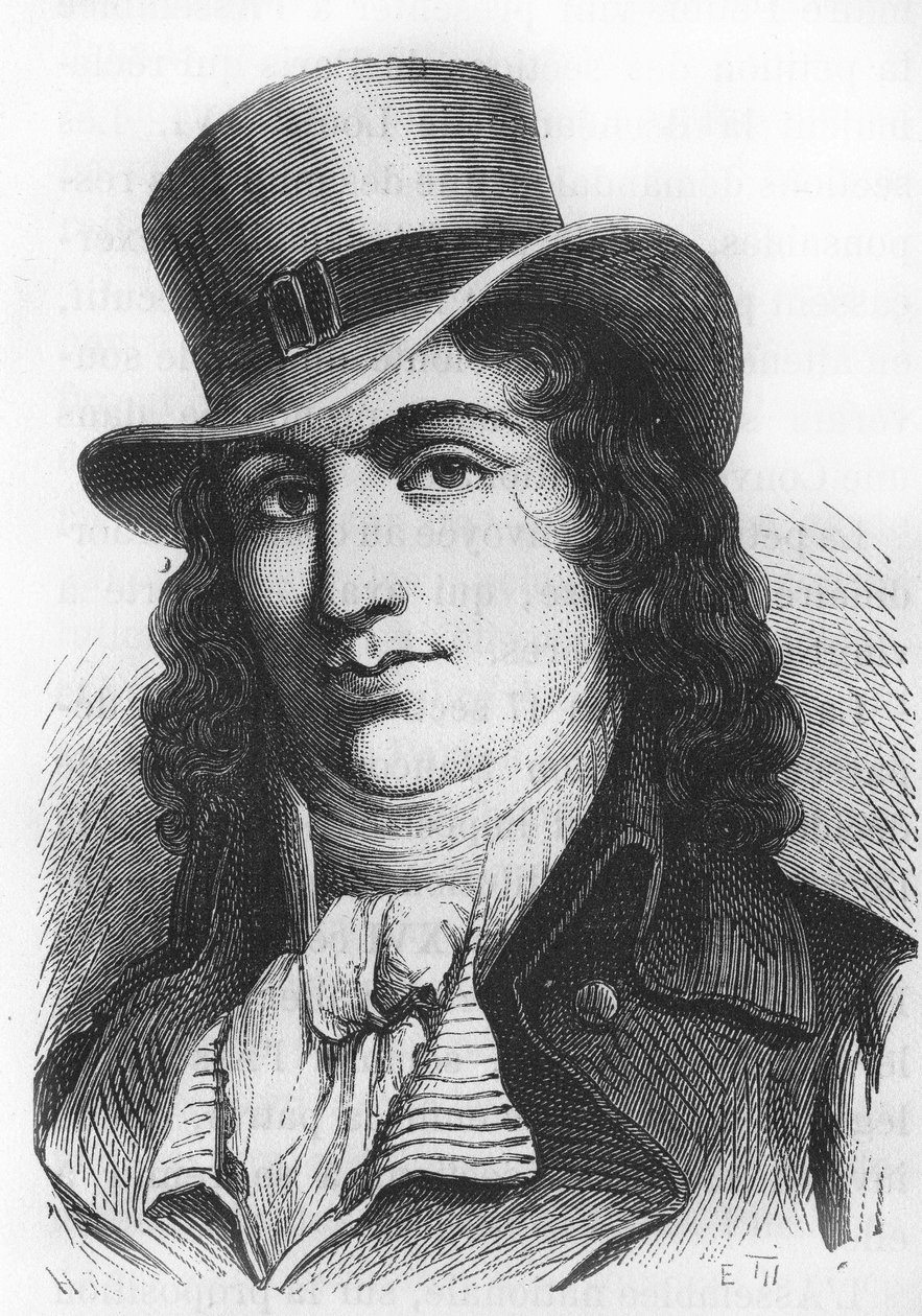 صورة تشارلز جان ماري باربارو (1767-1794) ، سياسي فرنسي. بواسطة فنان غير معروف