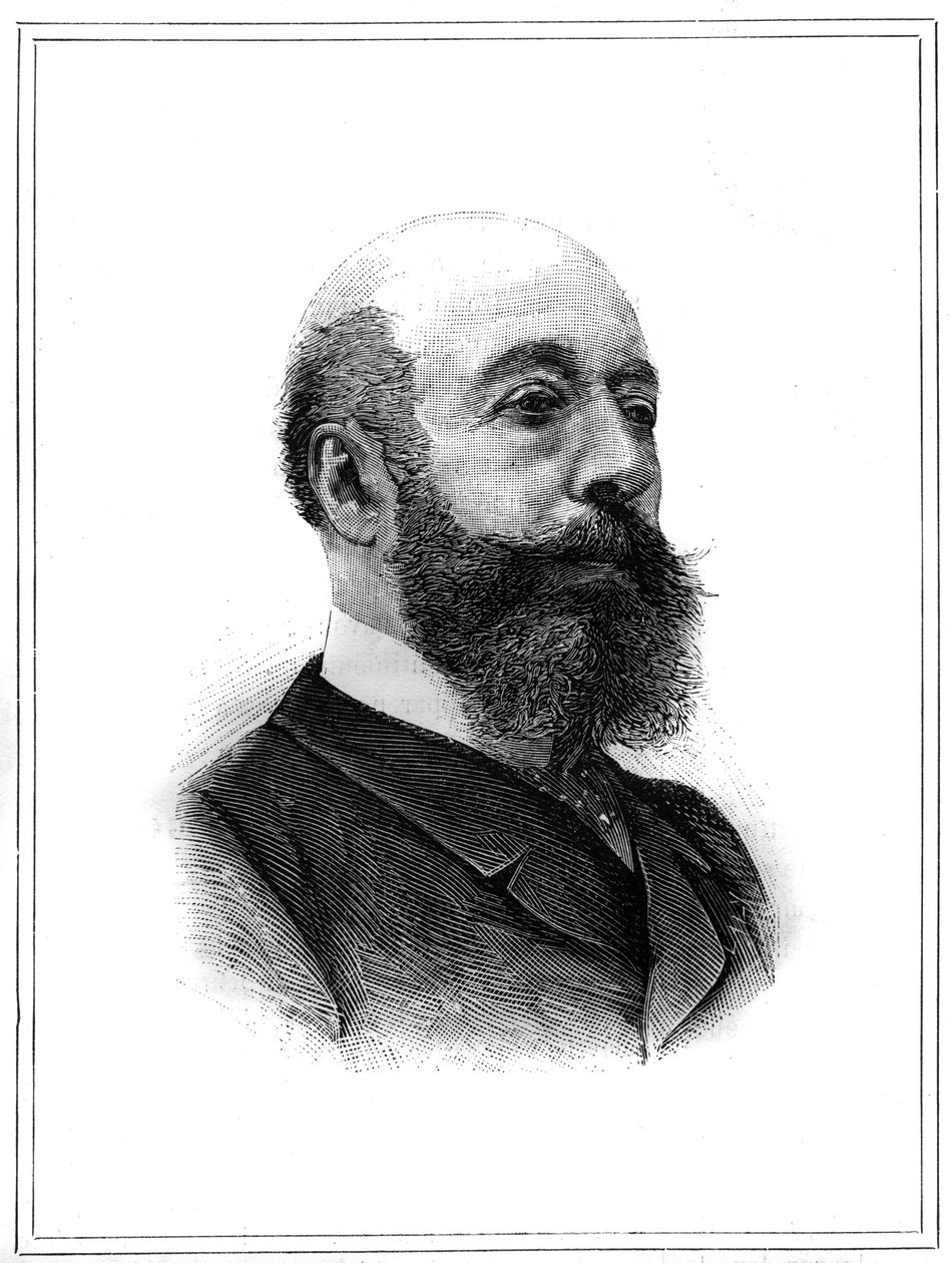 صورة تشارلز لامبرت دي سانت كروا (سانت كروا) (1827-1889) ، سياسي فرنسي. نقش في "" Le Monde Illustré "، 2 يناير بواسطة فنان غير معروف