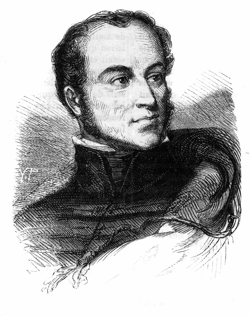 صورة تشارلز نيكولاس فابفير جنرال ، سفير فرنسا ونائبها. (1782-1855) بواسطة فنان غير معروف