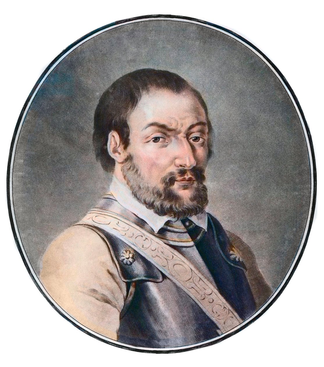 صورة لشوفالييه دي بايارد (بيير تيرايل ، زعيم بايارد) (1475-1524) ، جندي فرنسي. بواسطة فنان غير معروف