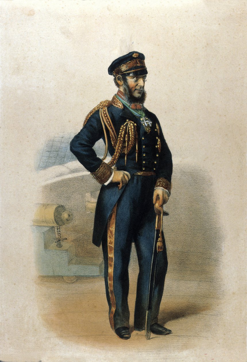 صورة للكونت كارلو دي بيرسانو بيليون (1806-1883) ، وطني من الإتحاد الإيطالي. بواسطة فنان غير معروف