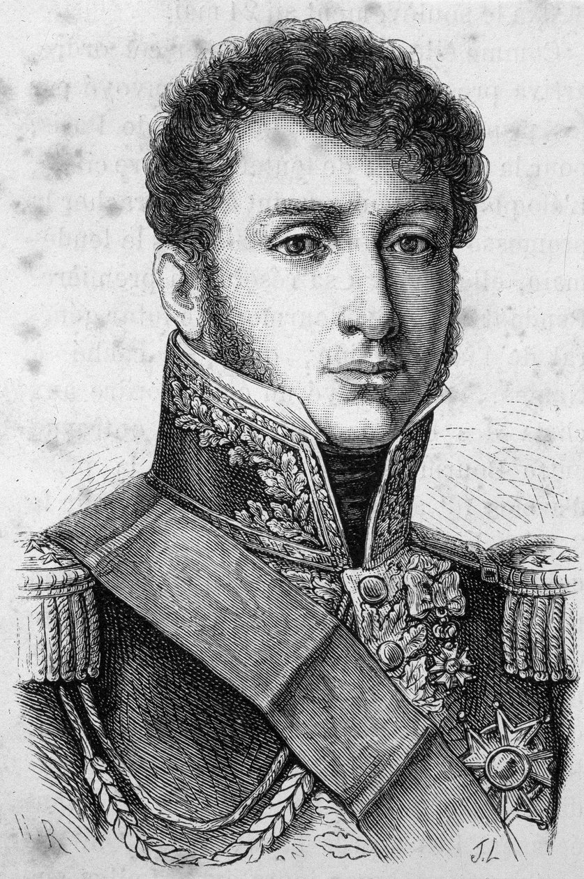 صورة للكونت تشارلز تريستان أوف مونثولون ، الجنرال الفرنسي (1783-1853). بواسطة فنان غير معروف