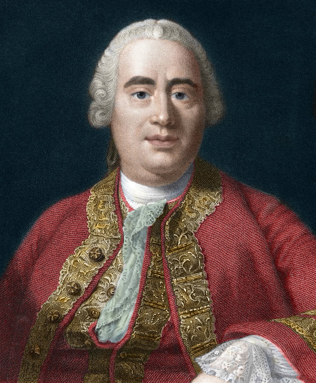 صورة ديفيد هيوم ، الفيلسوف الاسكتلندي (1711-1776) - ديفيد هيوم (1771-1776) الفيلسوف والمؤرخ الاسكتلندي بواسطة فنان غير معروف