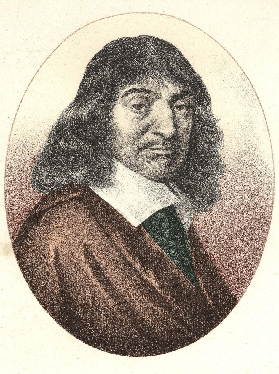 بورتريه ديكارت (1596 - 1650). بواسطة فنان غير معروف